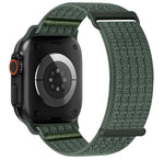 Breathable Woven Nylon Band with Hook-and-Loop Fastener for Apple Watch