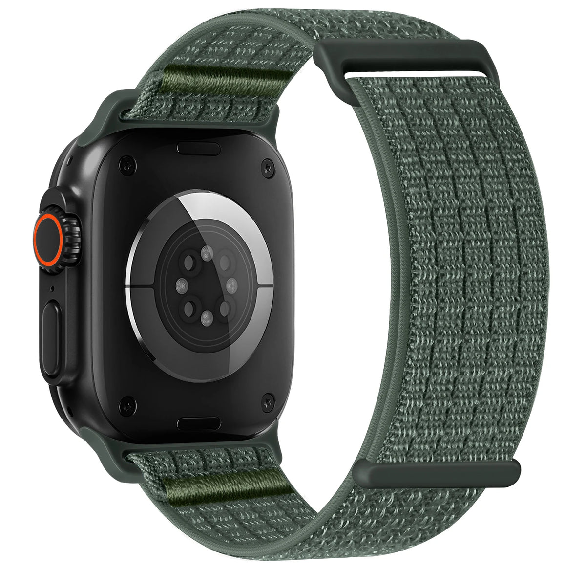 Breathable Woven Nylon Band with Hook-and-Loop Fastener for Apple Watch