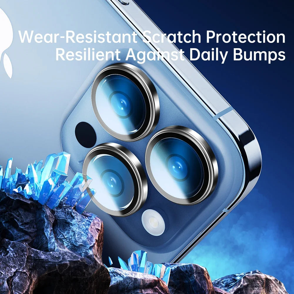 Tempered Glass Lens Protectors for iPhone 16 Series