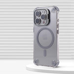 Clear TPU Shockproof Case with Shock-Absorbing Corner Bumpers and MagSafe for iPhone 15 Series