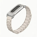 Silicone Magnetic Replacement Strap with Metal Case for Google Fitbit Air