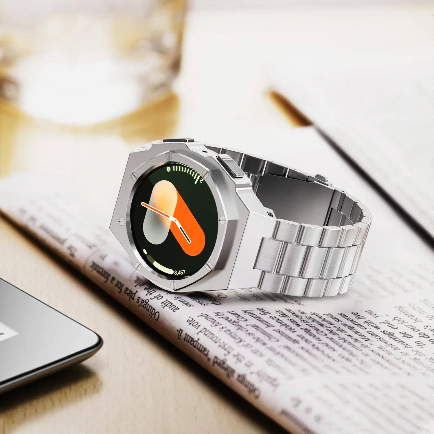 Stainless Steel Mod Kit for Samsung Galaxy Watch 7