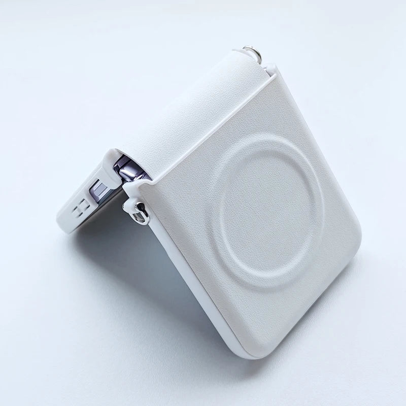 Ultra-Thin Magnetic PU Leather Case for Samsung Galaxy Z Flip 7