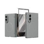 Integrated Tempered Glass Screen Protector Case with Magnetic Ring Mount for Samsung Galaxy Z Fold 8