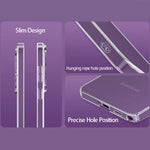 Transparent TPU Case with Padded Corners for Samsung Galaxy S25 Series