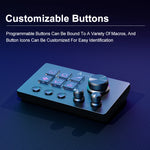 Ajazz AKP03E Desktop Control Panel with Customizable Macro Keys