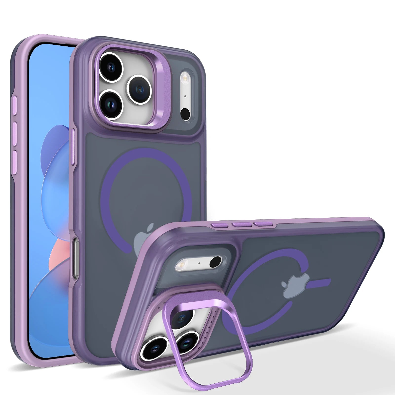 Matte Transparent MagSafe Shockproof Case for iPhone 17 Series