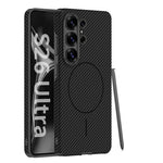 Luxury PU Leather Magnetic Case with Lens Protection for Samsung Galaxy S26 Ultra