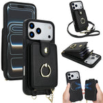 2-in-1 Zipper Wallet Case with Detachable Lanyard for iPhone 17 Series