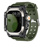 Silicone Rugged Strap with Metal Case for Apple Watch Ultra 3