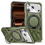 Shockproof MagSafe Case with Built-In Ring Stand for iPhone 17 Series