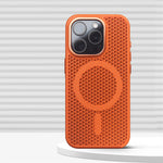 Honeycomb Grid Mesh Cooling Case with MagSafe for iPhone 15 Series