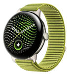 Elastic Nylon Velcro Adjustment Watch Band for Google Pixel Watch 3