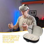 Waterproof Hard Shell Carrying Case for Meta Quest 3/3S VR Glasses