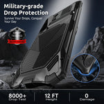 Heavy-Duty Aluminum Case with Glass and Camera Stand for Samsung Galaxy S26 Ultra