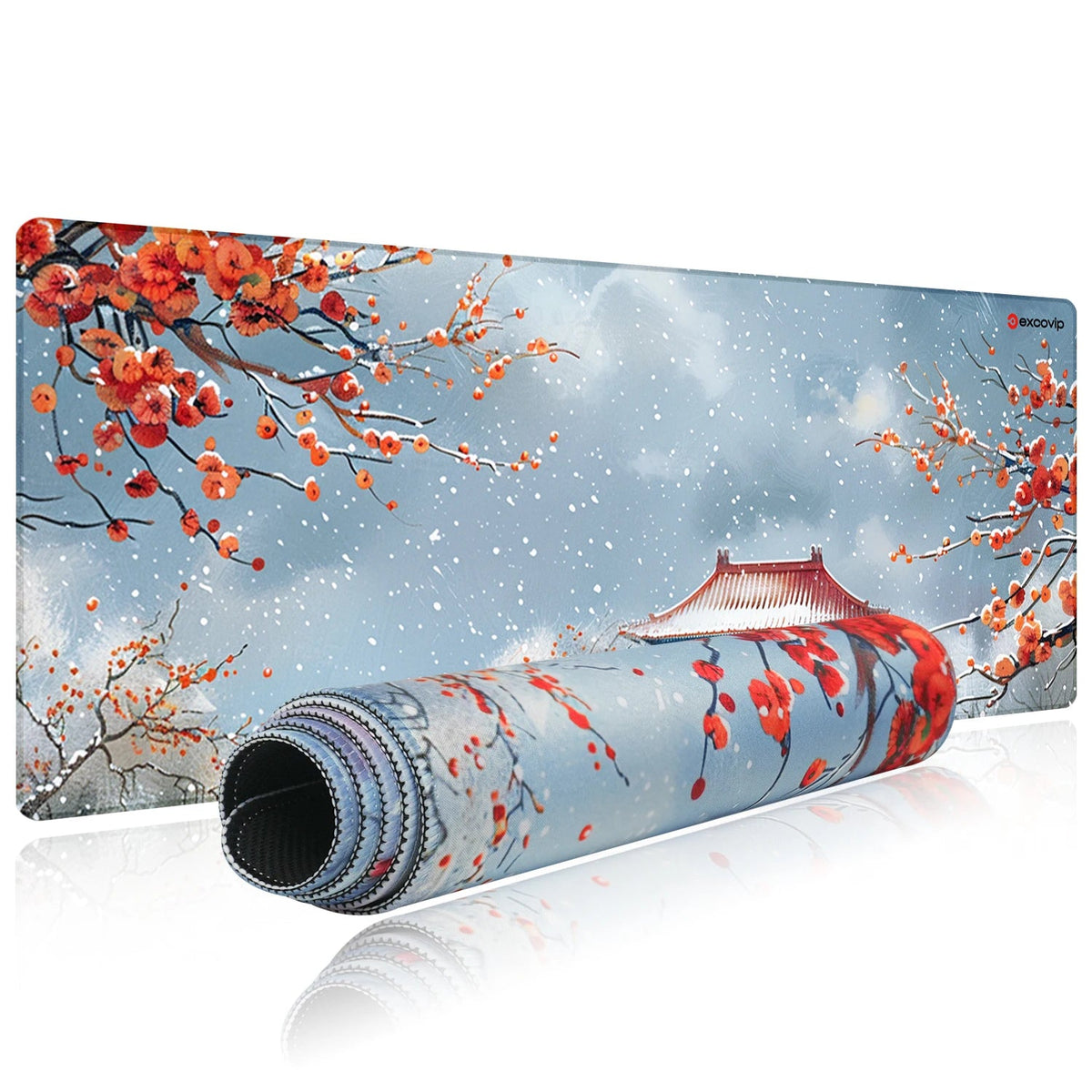 Extended Mouse Pad With Stitched Edge Non-Slip Base