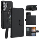 Luxury Fashion Flip Wallet Leather Case for Samsung Galaxy S26 Series