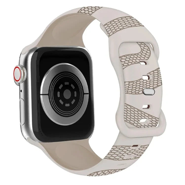 Premium Engraved Silicone Strap for Apple Watch