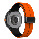 Silicone Magnetic Buckle Strap for Samsung Galaxy Watch 8 /  Galaxy Watch 8 Classic