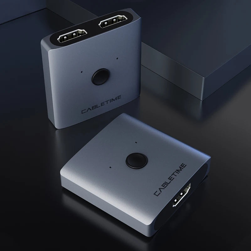 CABLETIME 2-in-1 HDMI Switch & Splitter
