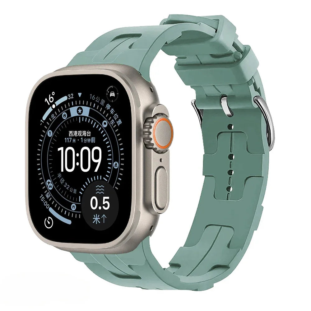 Kilim Design Silicone Band for Apple Watch