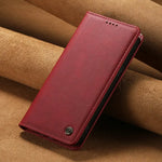 RFID-Blocking Leather Wallet Case with Magnetic Closure for Google Pixel 11 Series