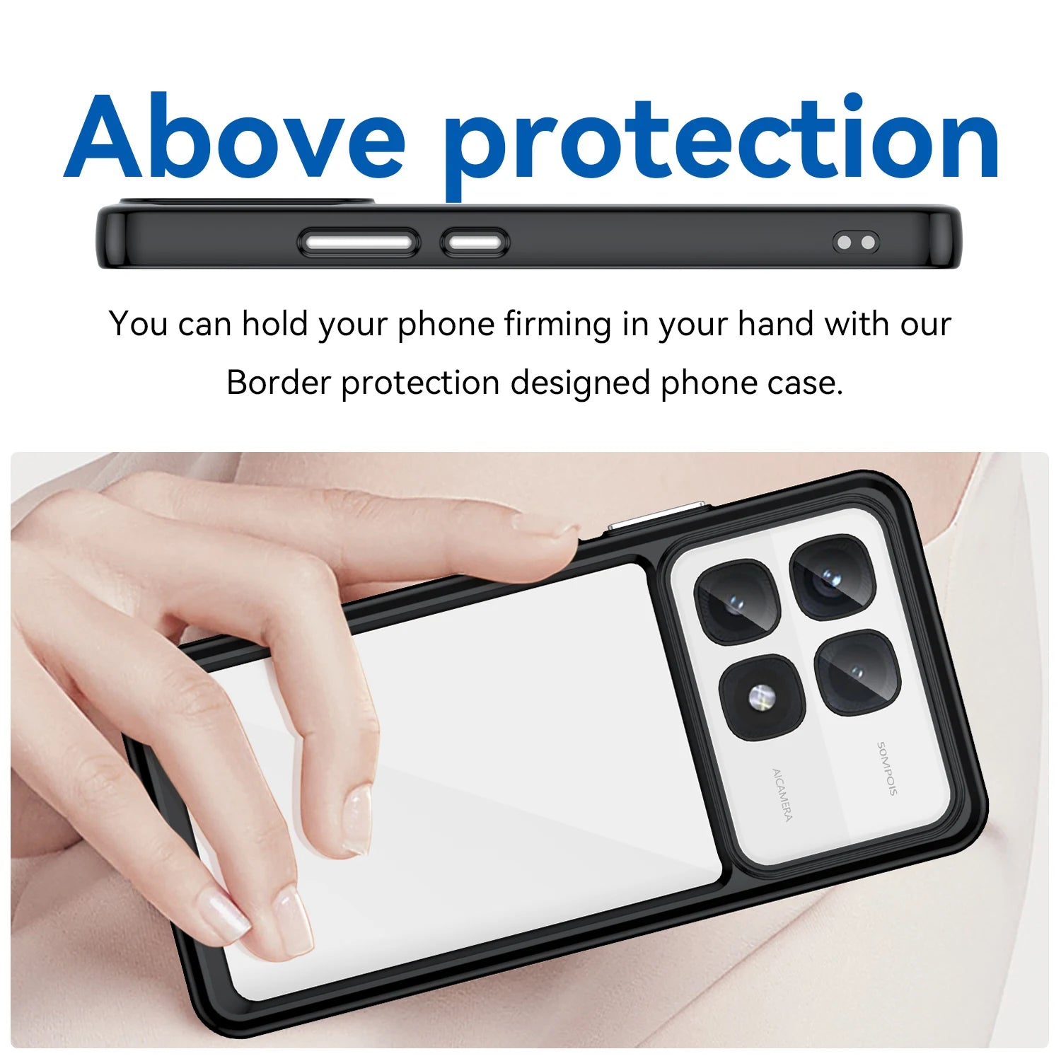 Translucent Shockproof Clear Case for Xiaomi 14T Series
