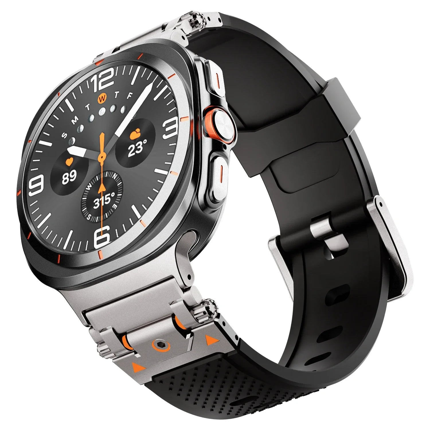 Rugged TPU Silicone Band for Samsung Galaxy Watch Ultra