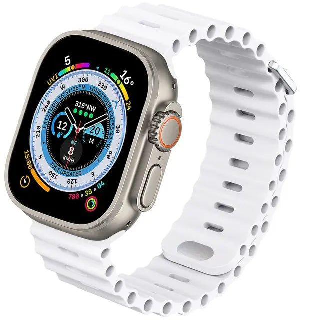 Premium Silicone Ocean Band for Apple Watch