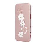 Elegant 3D Flower MagSafe Leather Flip Wallet Case for iPhone 17 Series
