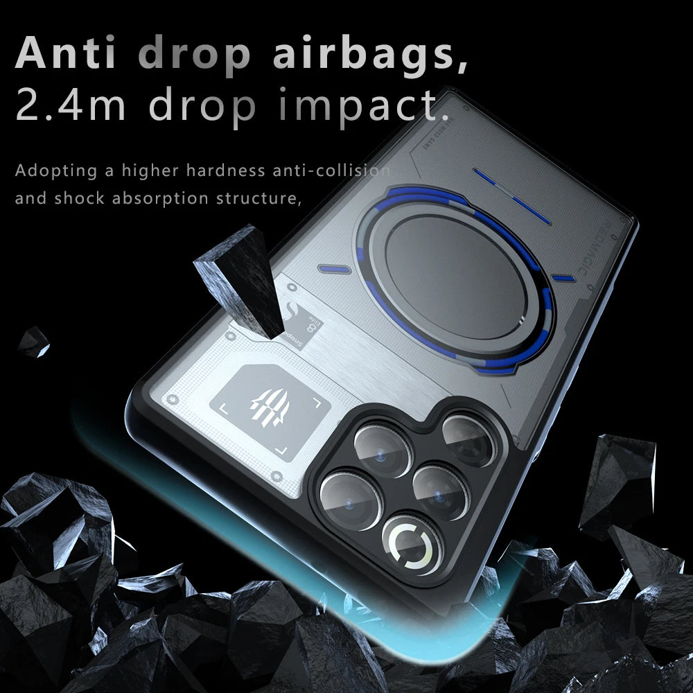 Matte Translucent Back Cover for ZTE Nubia RedMagic 11 Pro / Pro Plus