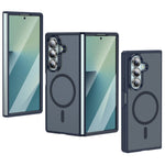 Translucent Matte Magnetic Case with Raised Camera Protection for Samsung Galaxy Z Fold 8 Ultra
