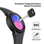 Tempered Glass Screen Protectors for Samsung Galaxy Watch 6 and Galaxy Watch 6 Classic