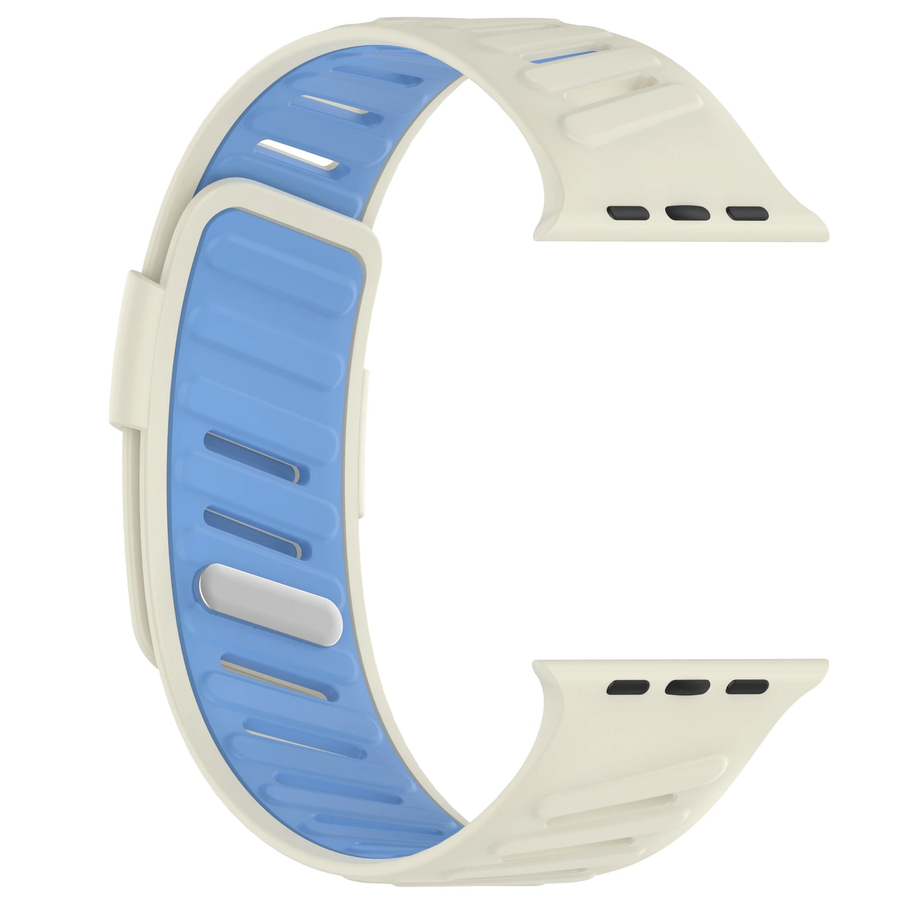 Silicone Slanted Buckle Sport Band for Apple Watch