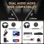 MAONO MH700 50mm Professional Studio Monitoring Headphones