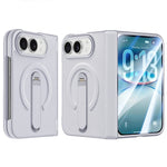 Wireless Charging Folio Case with Integrated Kickstand for iPhone Duo