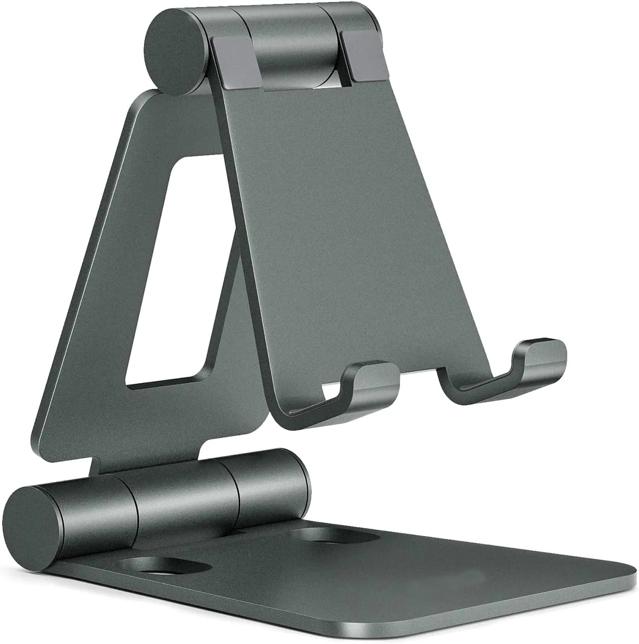 Universal Foldable Phone Stand with Dual Folding Design