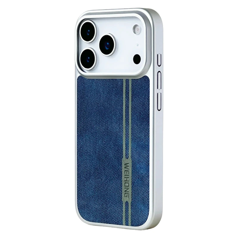 Matte Fabric Frosted Armor MagSafe Case for iPhone 17 Series
