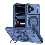 MagSafe Compatible Heat Dissipation Case with 360° Ring Stand for iPhone 17 Series