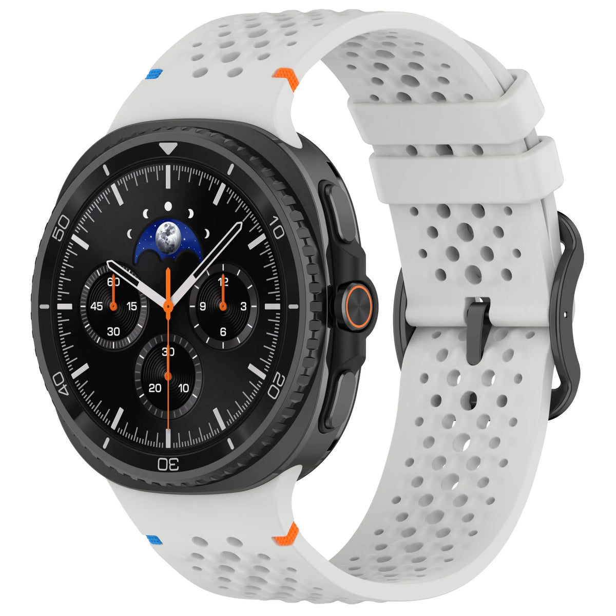Perforated Silicone Watch Band for Samsung Galaxy Watch 9