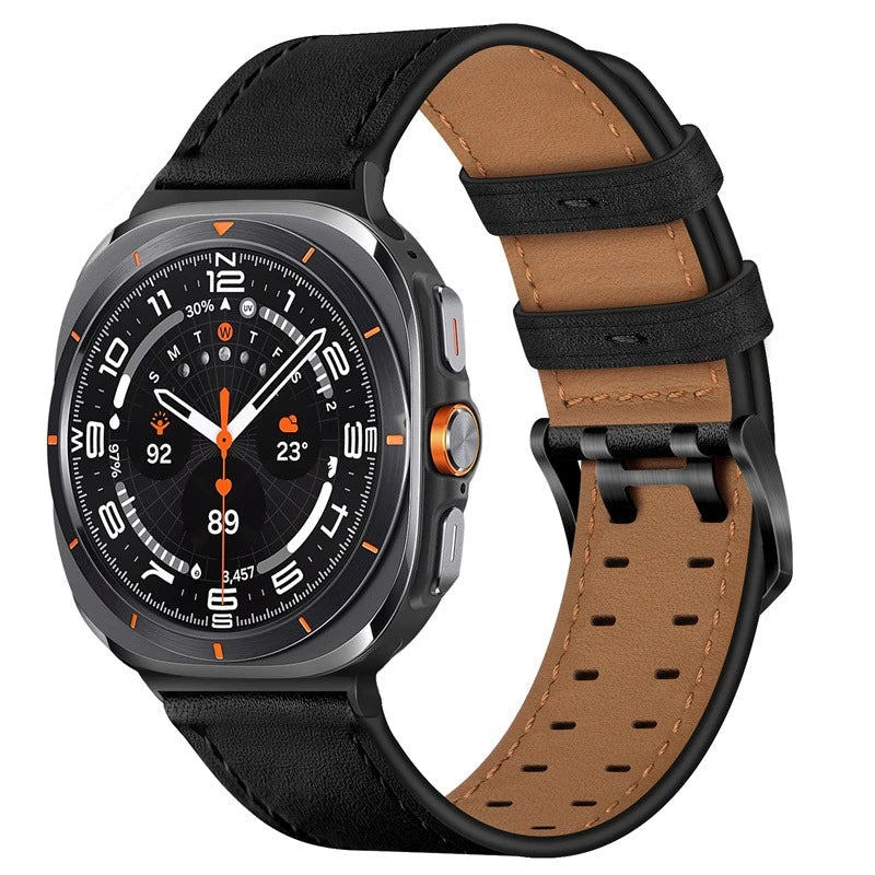 Premium Leather Sport Strap for Samsung Galaxy Watch Ultra & Galaxy Watch Ultra (2025)