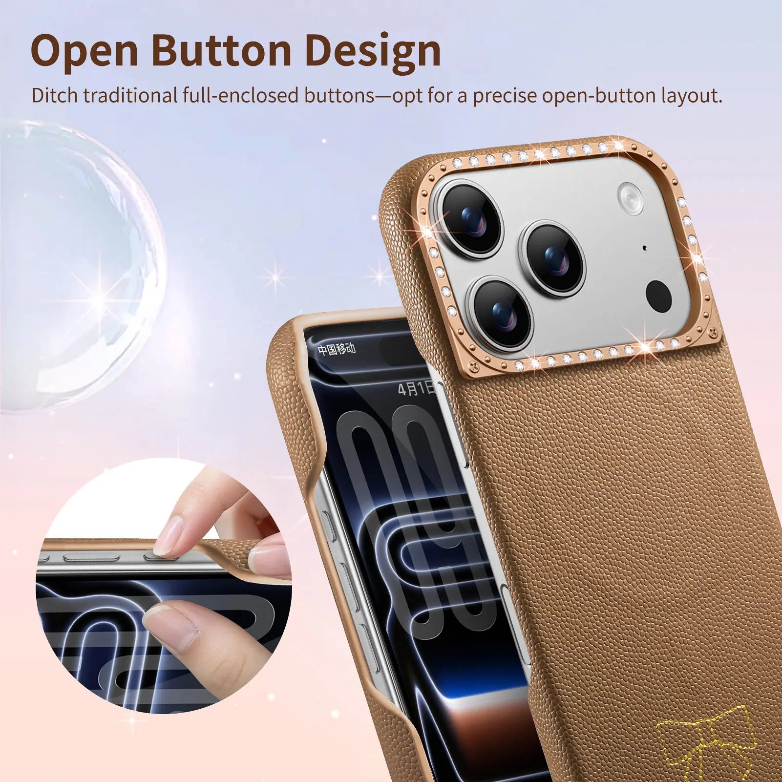 Bow Pattern MagSafe Case for iPhone 17 Series