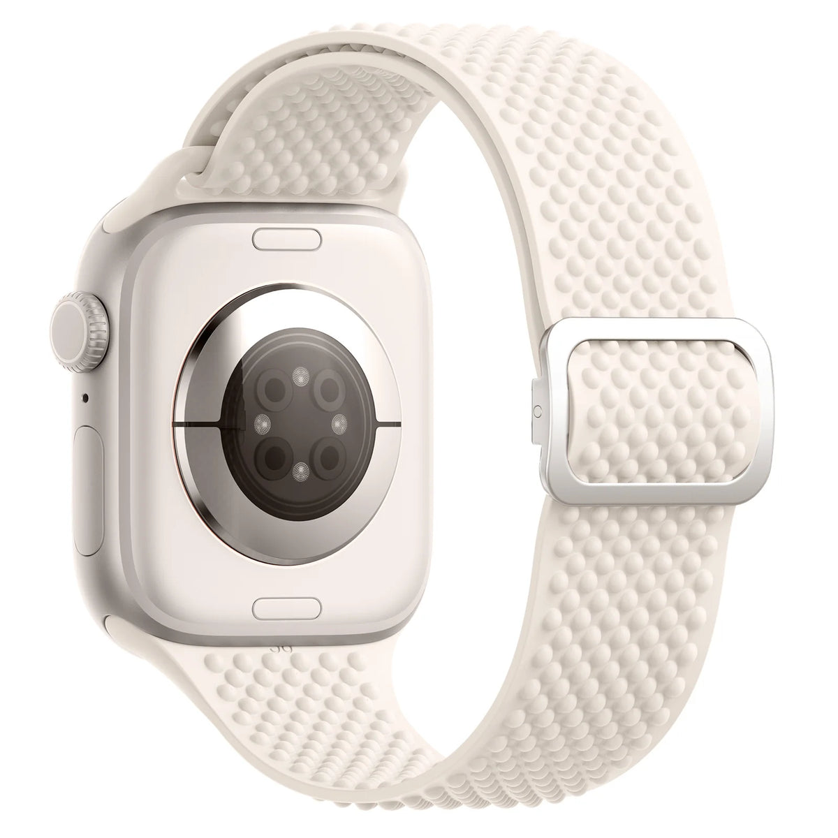 Silicone Sport Band with Adjustable Buckle for Apple Watch
