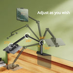 Rotatable Clip-On Phone and Tablet Holder Stand