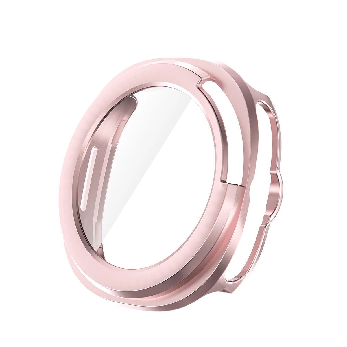 PC Case with Tempered Glass Screen Protector for Samsung Galaxy Watch 8 Classic