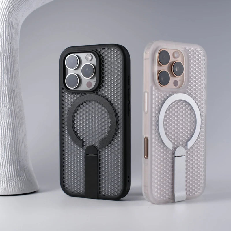 Premium Honeycomb Mesh Cooling MagSafe Case for iPhone 16 Series