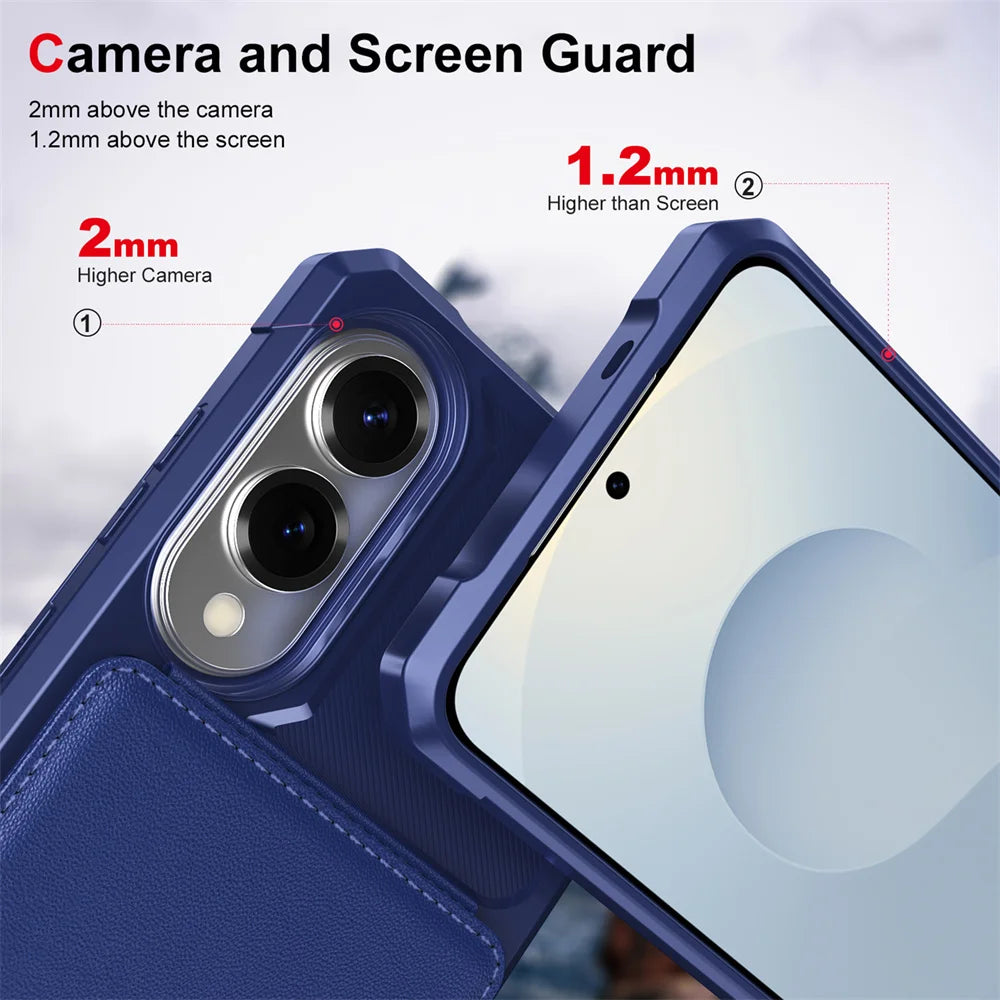 Samsung Galaxy S25 Edge PU Leather Wallet Case