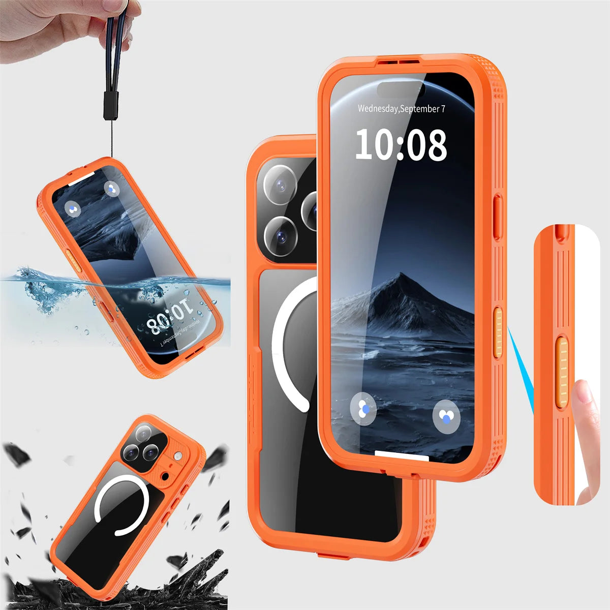 Shellbox Heavy-Duty IP68 Waterproof Case for iPhone 17 Series