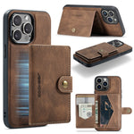 2-in-1 Detachable Cards Bag Wallet Leather Flip Magnet Case for iPhone 15 Series