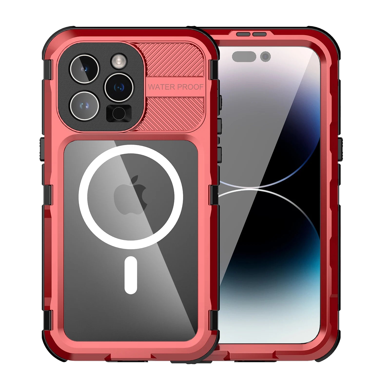 Full Protection Waterproof Metal MagSafe Case for iPhone 15 Series